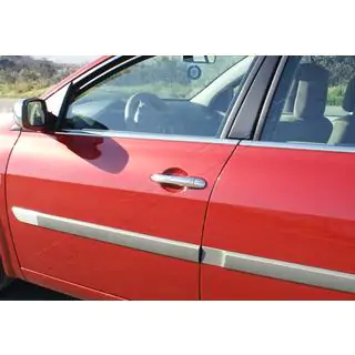 Хромированные Накладки на Ручки Дверей (4 шт, Нержавейка) Renault Megane II 2004-2009 гг. фото 4