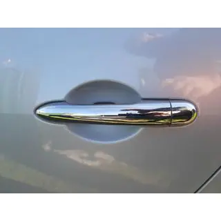 Хромированные Накладки на Ручки Дверей (4 шт, Нержавейка) Renault Scenic/Grand 2003-2009 гг. фото 4