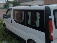 Renault Trafic 2001–2015 гг. Черные рейлинги Длинные, пластиковые ножки фото 11