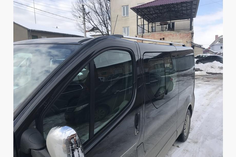 Renault Trafic 2001–2015 гг. Хромированные Рейлинги Фото 9