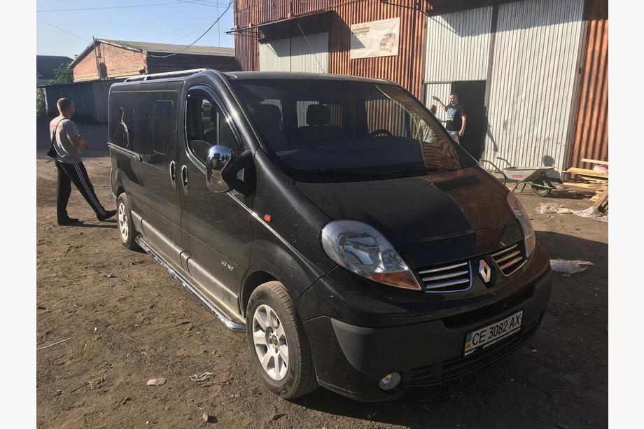 Renault Trafic 2001–2015 гг. Боковые Подножки Premium (2 шт., Нержавейка) Фото 6