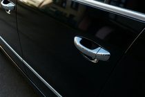 Skoda Superb 2009-2015 гг. Хромированные Накладки на Ручки Дверей (4 шт, Нержавейка) фото 1