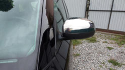 Skoda Fabia 2007-2014 гг. Хромированные Накладки на Зеркала (Carmos, 2 шт, Нержавейка) фото 1