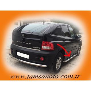 Боковые Подножки Premium (2 шт., Нержавейка) SsangYong Action 2005-2018 гг. фото 1