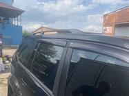 Toyota Land Cruiser Prado 120 2002-2009 гг. Рейлинги Черные Турецкие Пластиковые ножки фото 14
