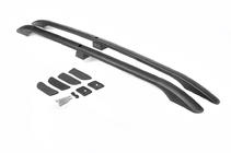 Toyota Land Cruiser Prado 120 2002-2009 гг. Рейлинги Черные Турецкие Пластиковые ножки фото 17
