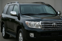 Toyota Land Cruiser 200 2007-2021 гг. Накладки на Зеркала 2008-2012 (2 шт, Нержавейка) фото 1