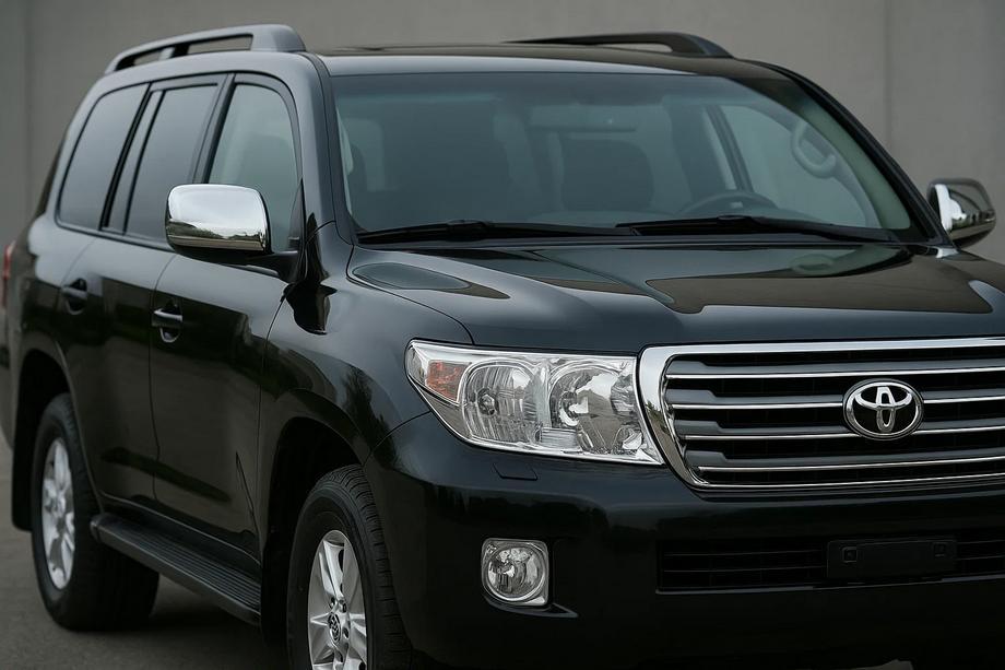 Toyota Land Cruiser 200 2007-2021 гг. Накладки на Зеркала 2008-2012 (2 шт, Нержавейка) Image