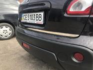 Nissan Qashqai 2010-2014 гг. Накладка кромки крышки багажника нержавейка фото 5
