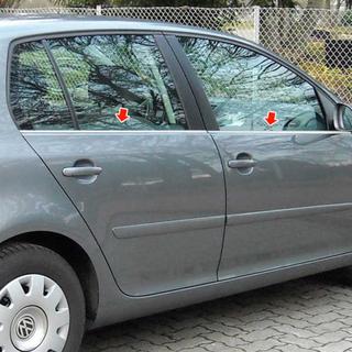 Наружные молдинги стекол нержавейка (4 шт) фото 1
