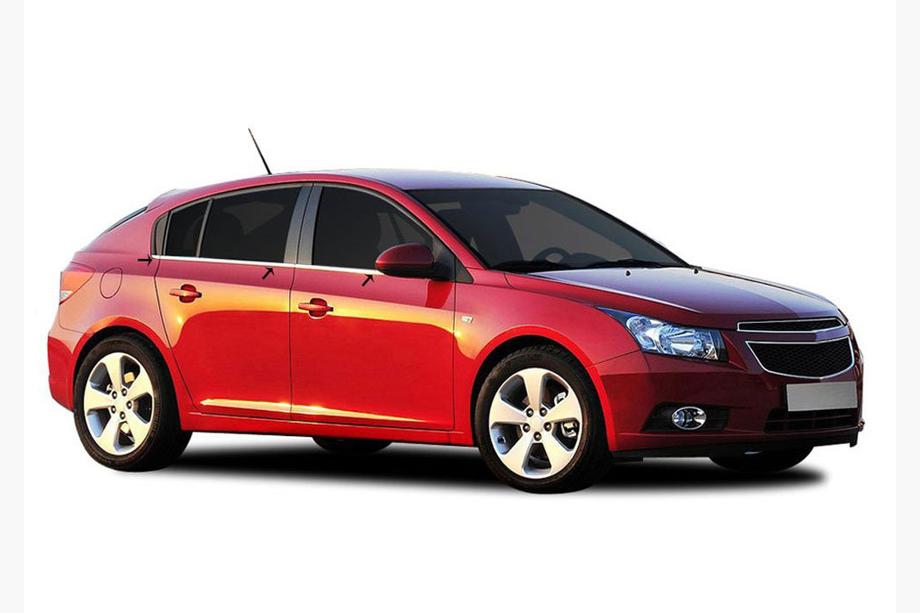 Chevrolet Cruze 2009–2015 гг. Молдинги Окон Нержавейка Седан, OmsaLine - Итальянская Нержавейка Фото 5