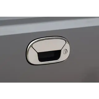 Накладка на заднюю ручку (нержавейка) Fiat Doblo I 2001-2005 гг. фото 1