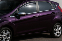 Ford Fiesta 2008-2017 гг. Окантовка стекол нержавейка (8 шт.) фото 3