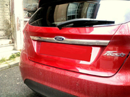 Ford Fiesta 2008-2017 гг. Хромированная накладка над номером (нержавейка) OmsaLine - Итальянская Нержавейка фото 1