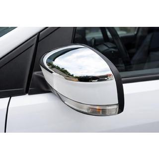 Накладки на Зеркала (2 шт., Нержавейка) Ford Focus II 2008-2011 гг. фото 1