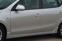 Hyundai I-30 2007-2011 гг. Хромированные Накладки на Ручки (4 шт., Нержавейка) OmsaLine - Итальянская Нержавейка фото 1