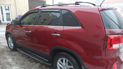 Kia Sorento II XM 2009-2014 гг. Окантовка Окон (6 шт, Нержавейка) Carmos - Турецкая Нержавеющая Сталь фото 8