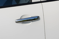 Mitsubishi Pajero Sport 2008-2015 гг. Хромированные Накладки на Ручки (4 шт., Нержавейка) фото 1
