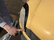 Renault Kangoo 1998-2008 гг. Реснички на Фары (2 шт., Черный ABS) (2003-2008) Черный Матовый фото 3