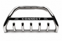 Ford Connect 2010-2013 гг. Защита переднего бампера (нерж. сталь) 60 мм фото 2