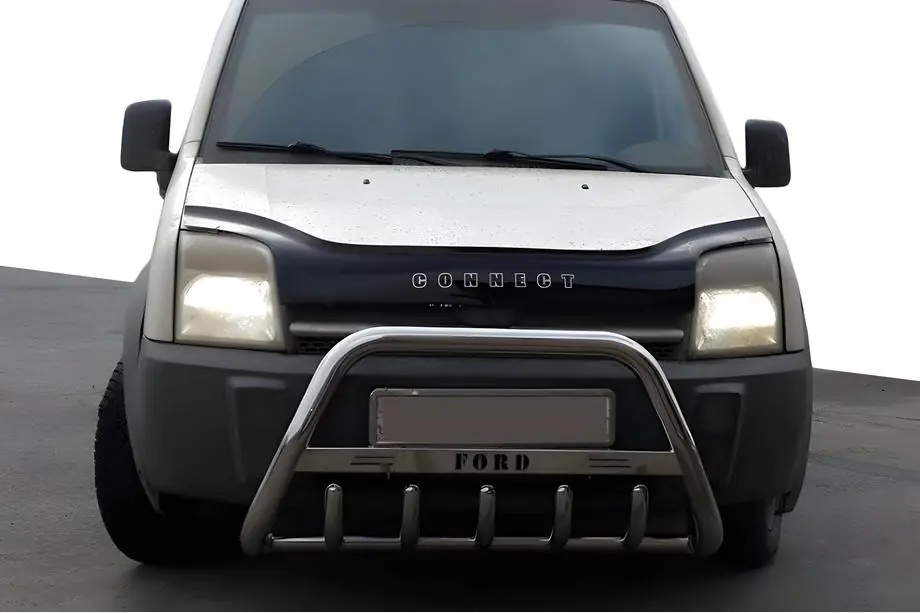 Ford Connect 2010-2013 гг. Защита переднего бампера (нерж. сталь) Image