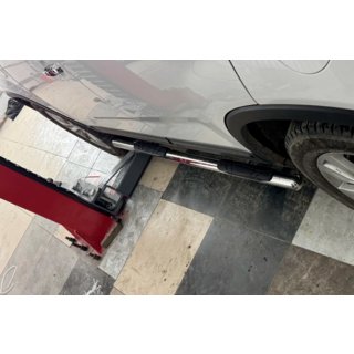 Боковые трубы (2 шт., нержавейка) Kia Sorento II XM 2009-2014 гг. фото 2