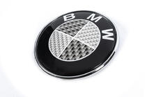 BMW 5 серия E34 1988-1995 гг. Эмблема карбон, Турция (82мм) фото 1