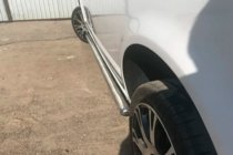 Volkswagen T5 2010-2015 гг. Боковые трубы (2 шт., нержавейка) фото 5