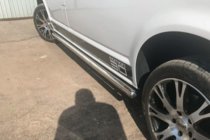 Volkswagen T5 2010-2015 гг. Боковые трубы (2 шт., нержавейка) фото 6