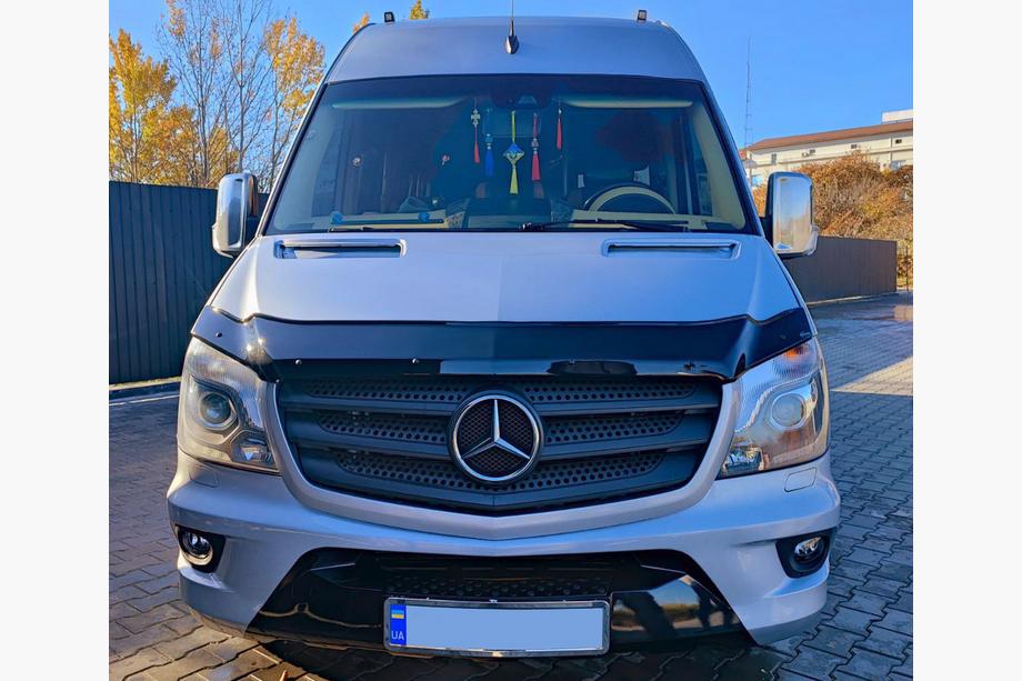 Mercedes Sprinter W906 2006–2018 гг. Дефлектор капота 2013+ (V1, EuroCap) Фото 11