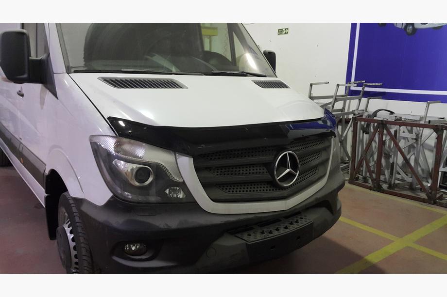 Mercedes Sprinter W906 2006–2018 гг. Дефлектор капота 2013+ (V1, EuroCap) Фото 10