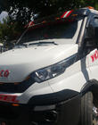 Iveco Daily 2014- гг. Козырек на лобовое стекло V1 (черный глянец, 5мм) фото 3