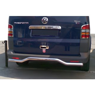Задняя дуга волна (нержавейка) Volkswagen T5 Transporter 2003-2010 гг. фото 2