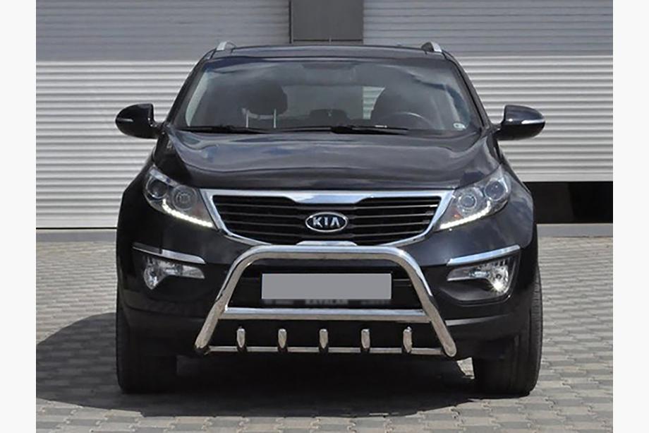 Kia Sportage 2010-2015 гг. Кенгурятник WT003 (нержавейка) Фото 4