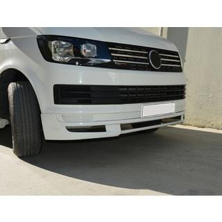 Накладка на передний бампер 2015-2018 (грунт под покраску) Volkswagen T6 2015-2024 гг. фото 1