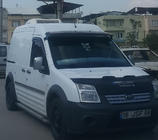 Ford Connect 2006–2009 гг. Козырек на лобовое стекло (черный глянец, 5мм) фото 4