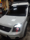 Ford Connect 2010-2013 гг. Козырек на лобовое стекло (черный глянец, 5мм) фото 6