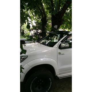 Козырек лобового стекла (на кронштейнах) Toyota Hilux 2006-2015 гг. фото 4