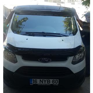 Козырек на лобовое стекло (на кронштейнах) Ford Custom 2013-2022 гг. фото 3