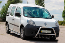Renault Kangoo 2008–2020 гг. Защита переднего бампера WT003/004 (нержавейка) без надписи, 51 мм фото 8