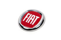 Fiat Эмблема (красная V1, самоклеящаяся) 95 мм фото 2