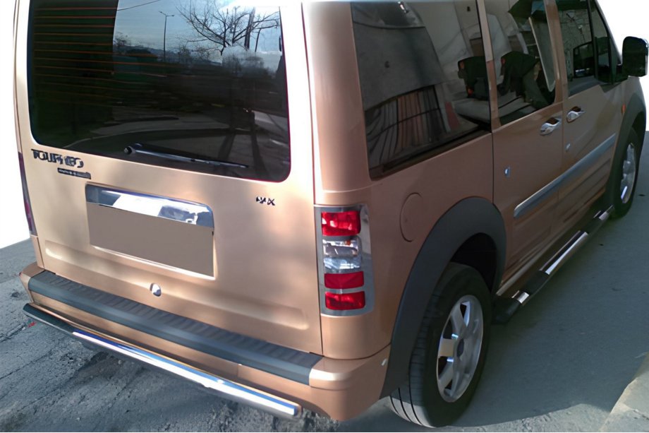 Ford Connect 2010-2013 гг. Задняя дуга AK 002 (нержавейка) Image