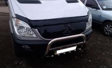 Mercedes Sprinter W906 2006–2018 гг. Дефлектор капота FLY 2006-2012 фото 4