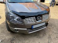 Nissan Qashqai 2007-2010 гг. Дефлектор капота (EuroCap) фото 2