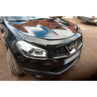 Дефлектор капота (EuroCap) Nissan Qashqai 2010-2014 гг. фото 3