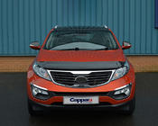 Kia Sportage 2010-2015 гг. Дефлектор капота (EuroCap) фото 6