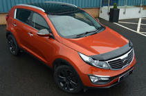 Kia Sportage 2010-2015 гг. Дефлектор капота (EuroCap) фото 8