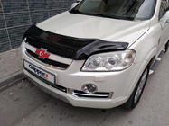 Chevrolet Captiva 2006-2019 гг. Дефлектор капота 2006-2011 EU (EuroCap) фото 6