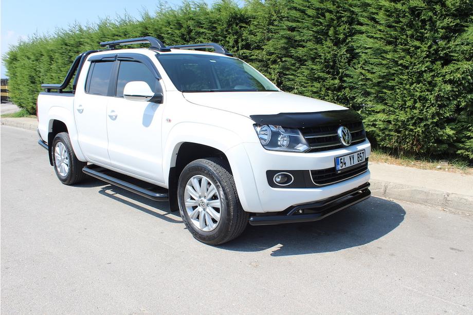 Volkswagen Amarok 2010-2022 гг. Дефлектор капота (EuroCap) Фото 13