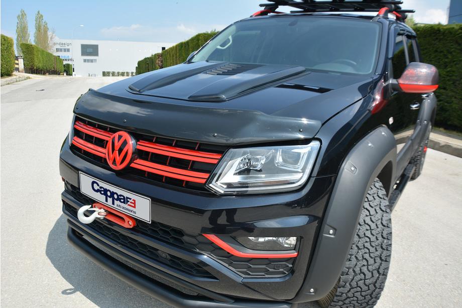 Volkswagen Amarok 2010-2022 гг. Дефлектор капота (EuroCap) Фото 18